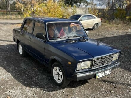 Синій ВАЗ 2107, об'ємом двигуна 1.2 л та пробігом 92 тис. км за 672 $, фото 1 на Automoto.ua