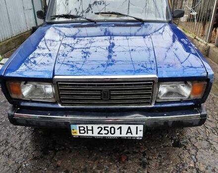 Синий ВАЗ 2107, объемом двигателя 1.45 л и пробегом 190 тыс. км за 950 $, фото 1 на Automoto.ua