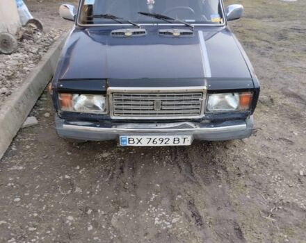 Синий ВАЗ 2107, объемом двигателя 1.5 л и пробегом 333 тыс. км за 405 $, фото 1 на Automoto.ua