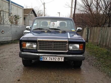 Синий ВАЗ 2107, объемом двигателя 1.5 л и пробегом 210 тыс. км за 500 $, фото 1 на Automoto.ua