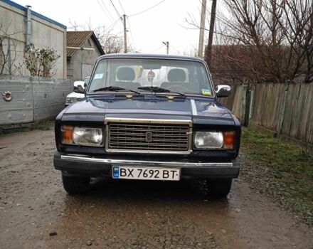 Синий ВАЗ 2107, объемом двигателя 1.5 л и пробегом 210 тыс. км за 500 $, фото 1 на Automoto.ua