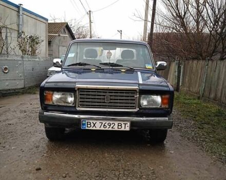 Синий ВАЗ 2107, объемом двигателя 1.5 л и пробегом 210 тыс. км за 500 $, фото 1 на Automoto.ua