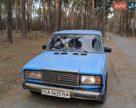 Синий ВАЗ 2107, объемом двигателя 1.5 л и пробегом 180 тыс. км за 408 $, фото 1 на Automoto.ua
