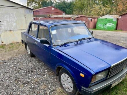 Синий ВАЗ 2107, объемом двигателя 1.5 л и пробегом 140 тыс. км за 700 $, фото 1 на Automoto.ua