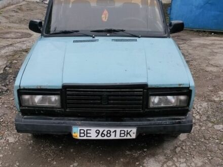 Синій ВАЗ 2107, об'ємом двигуна 1.3 л та пробігом 342 тис. км за 332 $, фото 1 на Automoto.ua