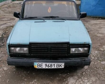 Синий ВАЗ 2107, объемом двигателя 1.3 л и пробегом 342 тыс. км за 332 $, фото 1 на Automoto.ua
