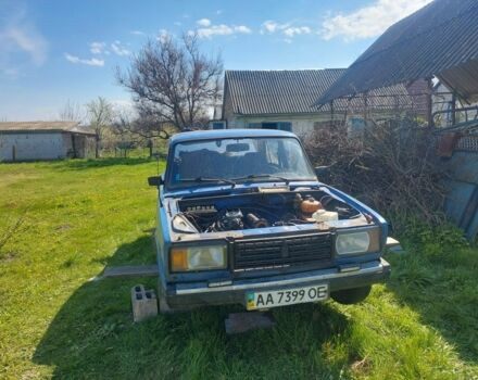 Синий ВАЗ 2107, объемом двигателя 1.3 л и пробегом 126 тыс. км за 115 $, фото 1 на Automoto.ua