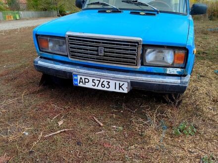 Синий ВАЗ 2107, объемом двигателя 1.5 л и пробегом 71 тыс. км за 840 $, фото 1 на Automoto.ua
