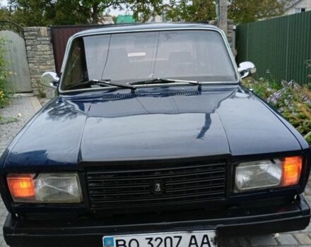 Синий ВАЗ 2107, объемом двигателя 1.3 л и пробегом 273 тыс. км за 661 $, фото 1 на Automoto.ua