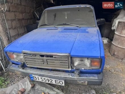 ВАЗ 2107 1986 в Миргороде на Automoto.ua Синий ВАЗ 2107, объемом двигателя 1.5 л и пробегом 250 тыс. км за 800 $, фото 1 на Automoto.ua
