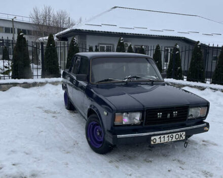 Синий ВАЗ 2107, объемом двигателя 1.5 л и пробегом 120 тыс. км за 899 $, фото 1 на Automoto.ua