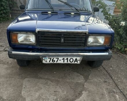 Синий ВАЗ 2107, объемом двигателя 0 л и пробегом 75 тыс. км за 450 $, фото 1 на Automoto.ua