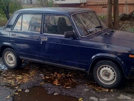 Синий ВАЗ 2107, объемом двигателя 1.5 л и пробегом 100 тыс. км за 428 $, фото 1 на Automoto.ua