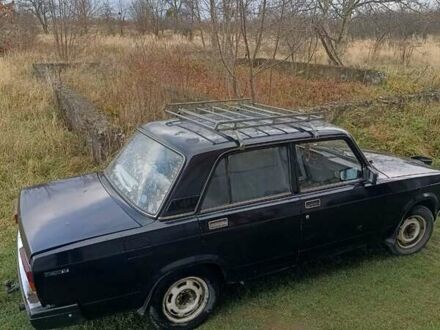 Синий ВАЗ 2107, объемом двигателя 1.3 л и пробегом 200 тыс. км за 900 $, фото 1 на Automoto.ua