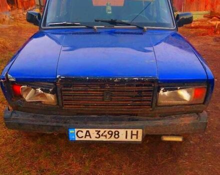 Синий ВАЗ 2107, объемом двигателя 1.29 л и пробегом 300 тыс. км за 450 $, фото 1 на Automoto.ua