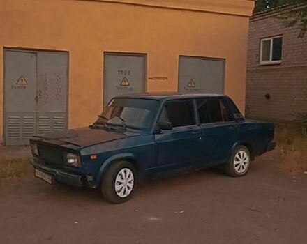 Синий ВАЗ 2107, объемом двигателя 1.5 л и пробегом 398 тыс. км за 500 $, фото 1 на Automoto.ua