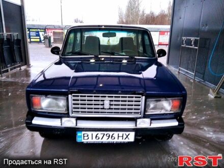 ВАЗ 2107 1987 в Кременчуге на Automoto.ua Синий ВАЗ 2107, объемом двигателя 1.5 л и пробегом 88 тыс. км за 950 $, фото 1 на Automoto.ua