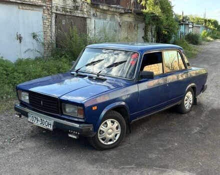 Синий ВАЗ 2107, объемом двигателя 1.3 л и пробегом 135 тыс. км за 638 $, фото 1 на Automoto.ua