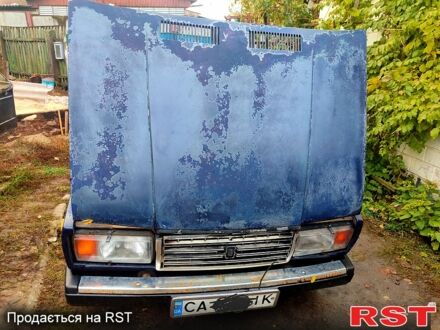 ВАЗ 2107 1987 в Черкассах на Automoto.ua Синий ВАЗ 2107, объемом двигателя 1.3 л и пробегом 55 тыс. км за 830 $, фото 1 на Automoto.ua