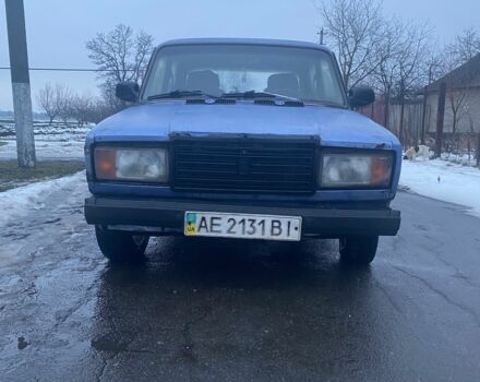 Синий ВАЗ 2107, объемом двигателя 1.5 л и пробегом 270 тыс. км за 606 $, фото 1 на Automoto.ua