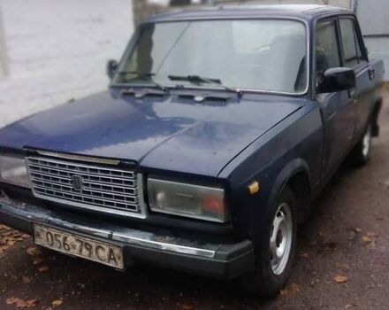 Синий ВАЗ 2107, объемом двигателя 1.5 л и пробегом 300 тыс. км за 850 $, фото 1 на Automoto.ua