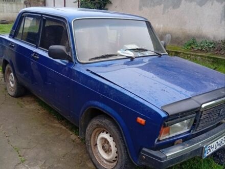 Синий ВАЗ 2107, объемом двигателя 1.5 л и пробегом 95 тыс. км за 1181 $, фото 1 на Automoto.ua