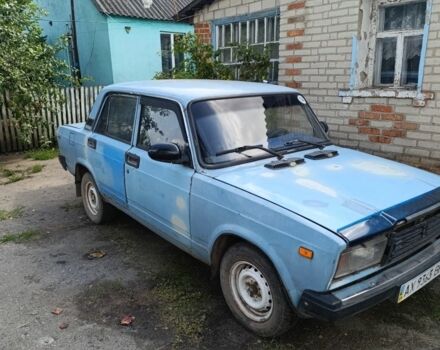 Синий ВАЗ 2107, объемом двигателя 1 л и пробегом 70 тыс. км за 601 $, фото 1 на Automoto.ua