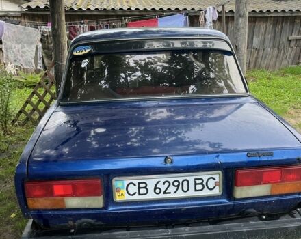 Синий ВАЗ 2107, объемом двигателя 1.5 л и пробегом 3 тыс. км за 380 $, фото 1 на Automoto.ua