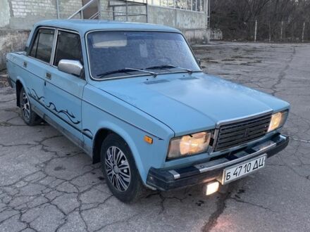Синий ВАЗ 2107, объемом двигателя 1.5 л и пробегом 71 тыс. км за 700 $, фото 1 на Automoto.ua