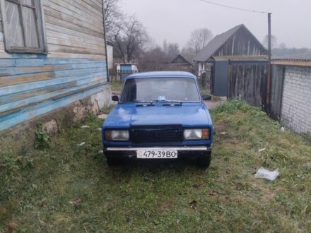 Синий ВАЗ 2107, объемом двигателя 1.3 л и пробегом 90 тыс. км за 650 $, фото 1 на Automoto.ua