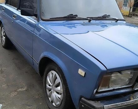 Синий ВАЗ 2107, объемом двигателя 1.3 л и пробегом 65 тыс. км за 621 $, фото 1 на Automoto.ua