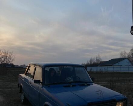 Синий ВАЗ 2107, объемом двигателя 1.5 л и пробегом 342 тыс. км за 565 $, фото 1 на Automoto.ua