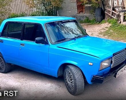 Синий ВАЗ 2107, объемом двигателя 1.5 л и пробегом 200 тыс. км за 610 $, фото 1 на Automoto.ua