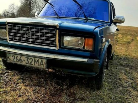Синий ВАЗ 2107, объемом двигателя 1.5 л и пробегом 300 тыс. км за 1300 $, фото 1 на Automoto.ua