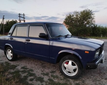 Синий ВАЗ 2107, объемом двигателя 1.5 л и пробегом 100 тыс. км за 676 $, фото 1 на Automoto.ua