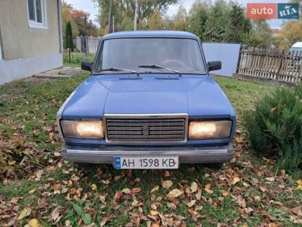 Синій ВАЗ 2107, об'ємом двигуна 1.45 л та пробігом 86 тис. км за 486 $, фото 1 на Automoto.ua