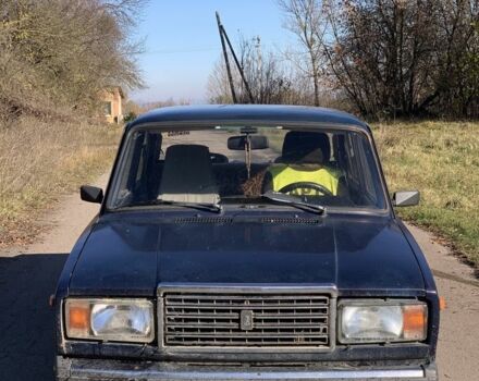 Синий ВАЗ 2107, объемом двигателя 1.5 л и пробегом 3 тыс. км за 650 $, фото 1 на Automoto.ua