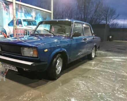 Синій ВАЗ 2107, об'ємом двигуна 0 л та пробігом 75 тис. км за 450 $, фото 1 на Automoto.ua