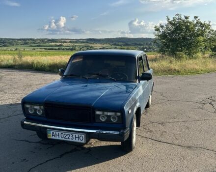 Синий ВАЗ 2107, объемом двигателя 1.5 л и пробегом 158 тыс. км за 700 $, фото 1 на Automoto.ua