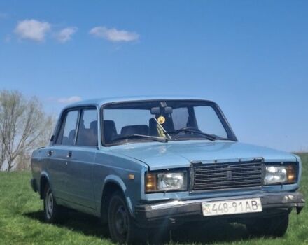 Синий ВАЗ 2107, объемом двигателя 1.4 л и пробегом 100 тыс. км за 966 $, фото 1 на Automoto.ua