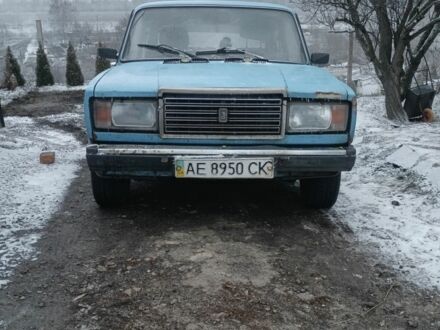 Синий ВАЗ 2107, объемом двигателя 1.5 л и пробегом 200 тыс. км за 350 $, фото 1 на Automoto.ua