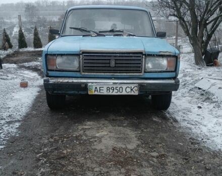 Синий ВАЗ 2107, объемом двигателя 1.5 л и пробегом 200 тыс. км за 350 $, фото 1 на Automoto.ua