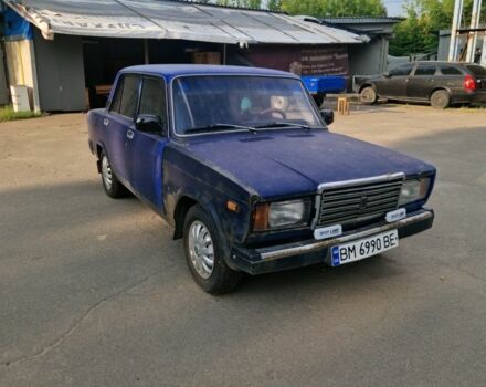 Синий ВАЗ 2107, объемом двигателя 1.3 л и пробегом 70 тыс. км за 300 $, фото 1 на Automoto.ua