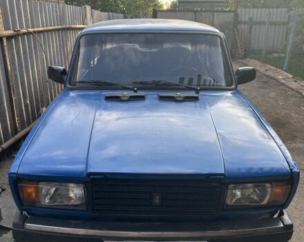 Синій ВАЗ 2107, об'ємом двигуна 1.5 л та пробігом 100 тис. км за 603 $, фото 1 на Automoto.ua