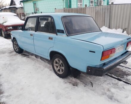 Синий ВАЗ 2107, объемом двигателя 1.5 л и пробегом 180 тыс. км за 1250 $, фото 1 на Automoto.ua