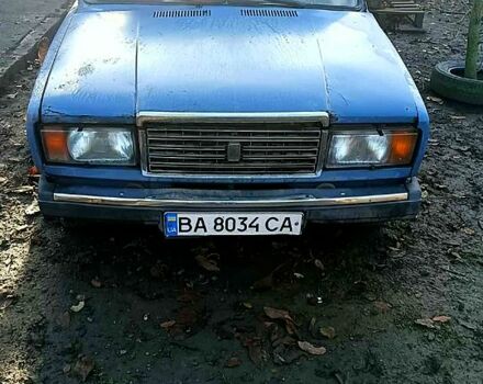 Синий ВАЗ 2107, объемом двигателя 1.6 л и пробегом 100 тыс. км за 550 $, фото 1 на Automoto.ua