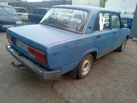 Синий ВАЗ 2107, объемом двигателя 1.5 л и пробегом 300 тыс. км за 350 $, фото 1 на Automoto.ua
