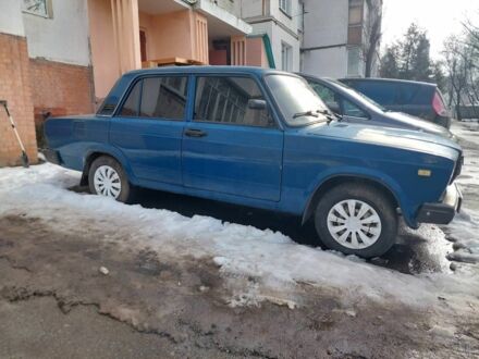Синий ВАЗ 2107, объемом двигателя 1.5 л и пробегом 92 тыс. км за 575 $, фото 1 на Automoto.ua