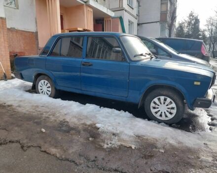 Синий ВАЗ 2107, объемом двигателя 1.5 л и пробегом 92 тыс. км за 575 $, фото 1 на Automoto.ua