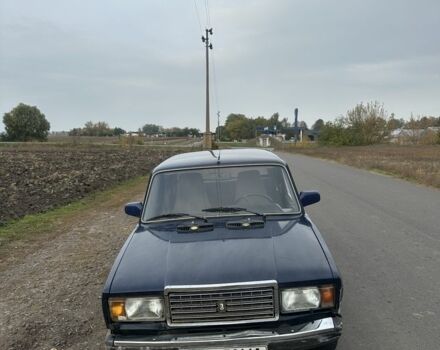 Синий ВАЗ 2107, объемом двигателя 1.5 л и пробегом 75 тыс. км за 445 $, фото 1 на Automoto.ua